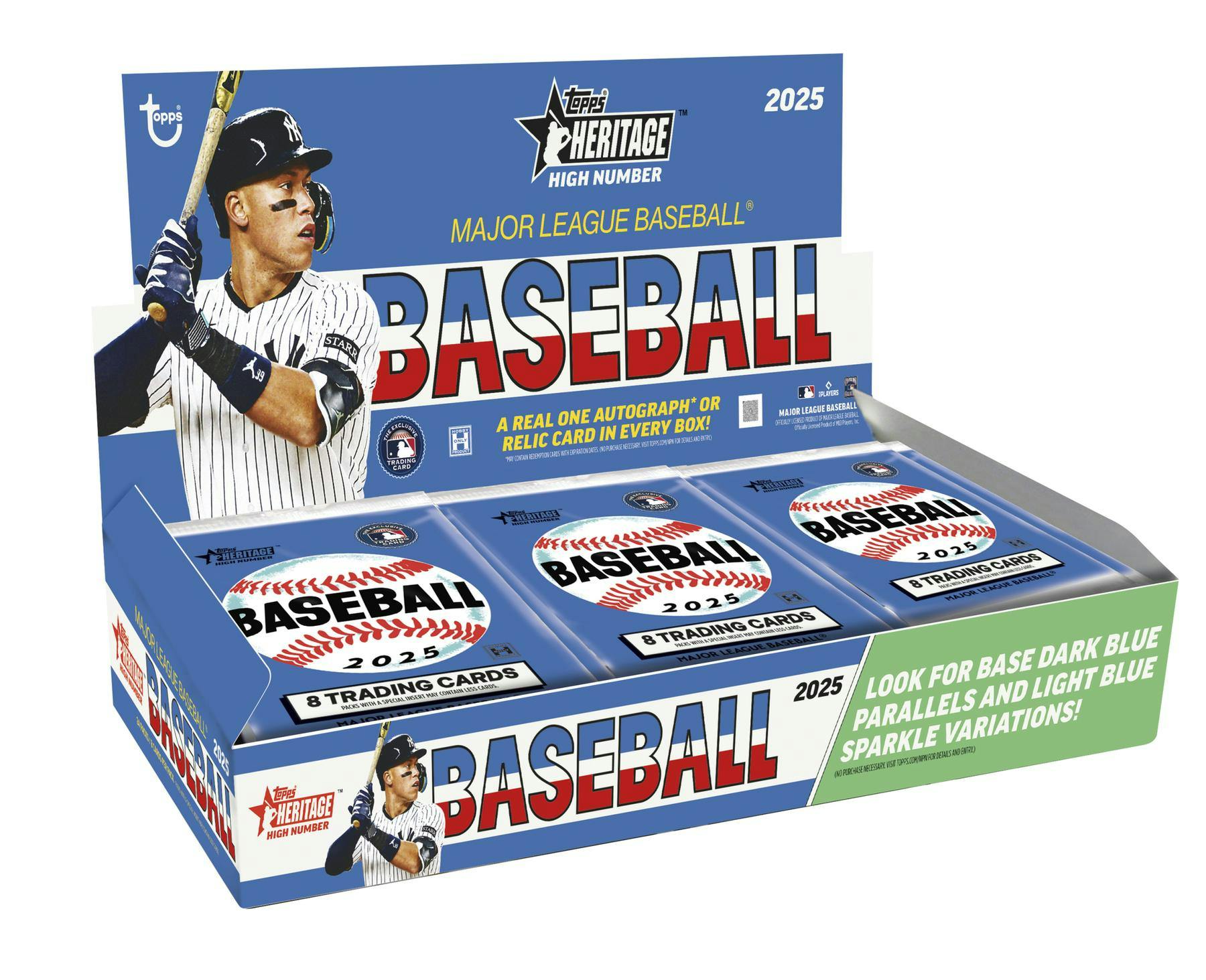 2025 Topps Heritage High Number Baseball Hobby 12-Box Case (12/17)