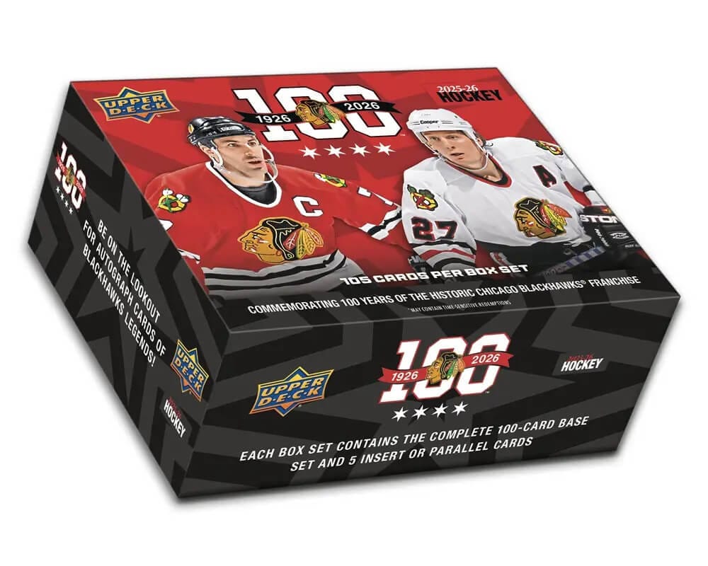 2025-26 Upper Deck Chicago Blackhawks Hockey Centennial Box Set