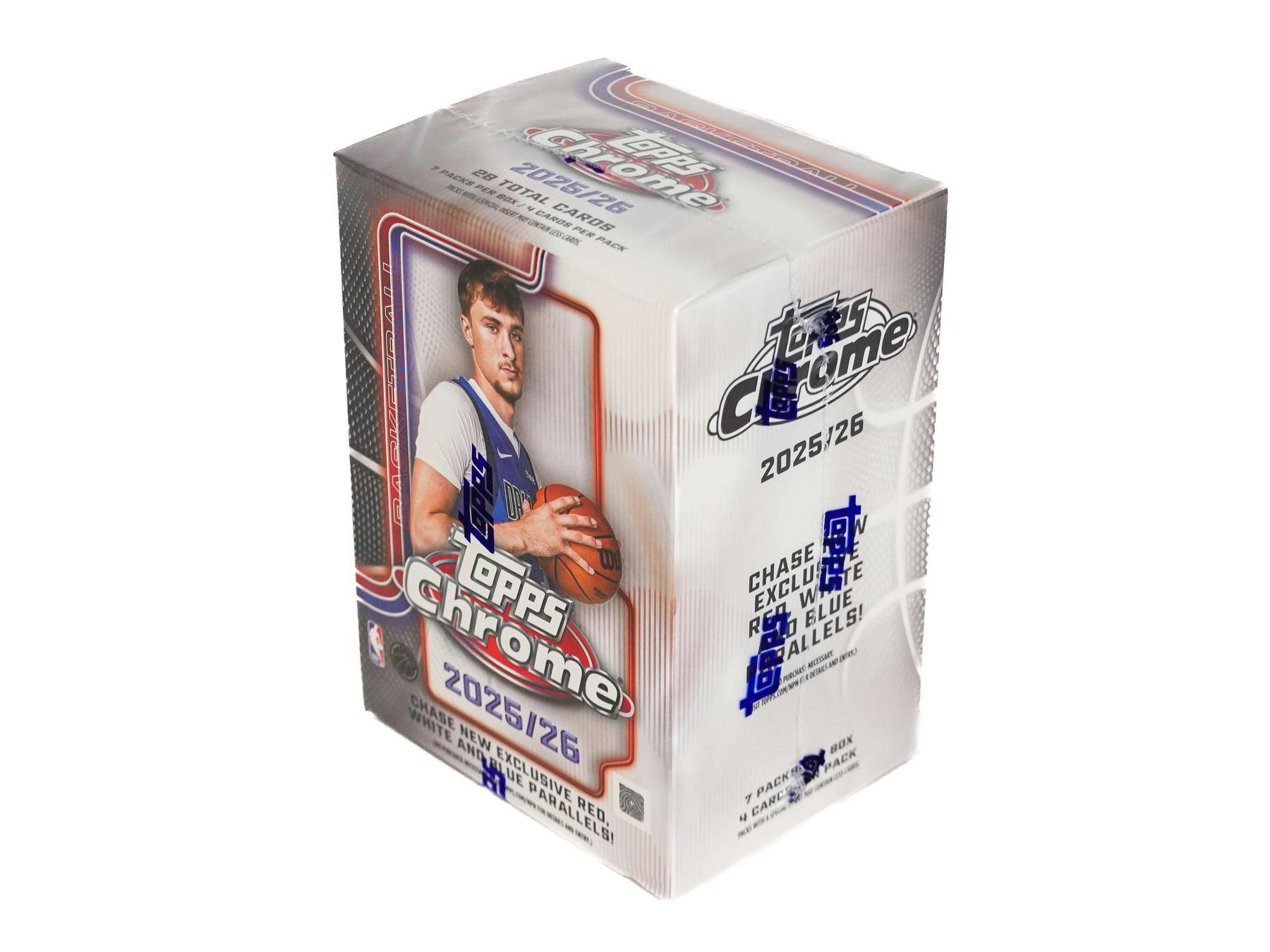 2025-26 Topps Chrome Basketball 7-Pack Blaster 40-Box Case (12/18)