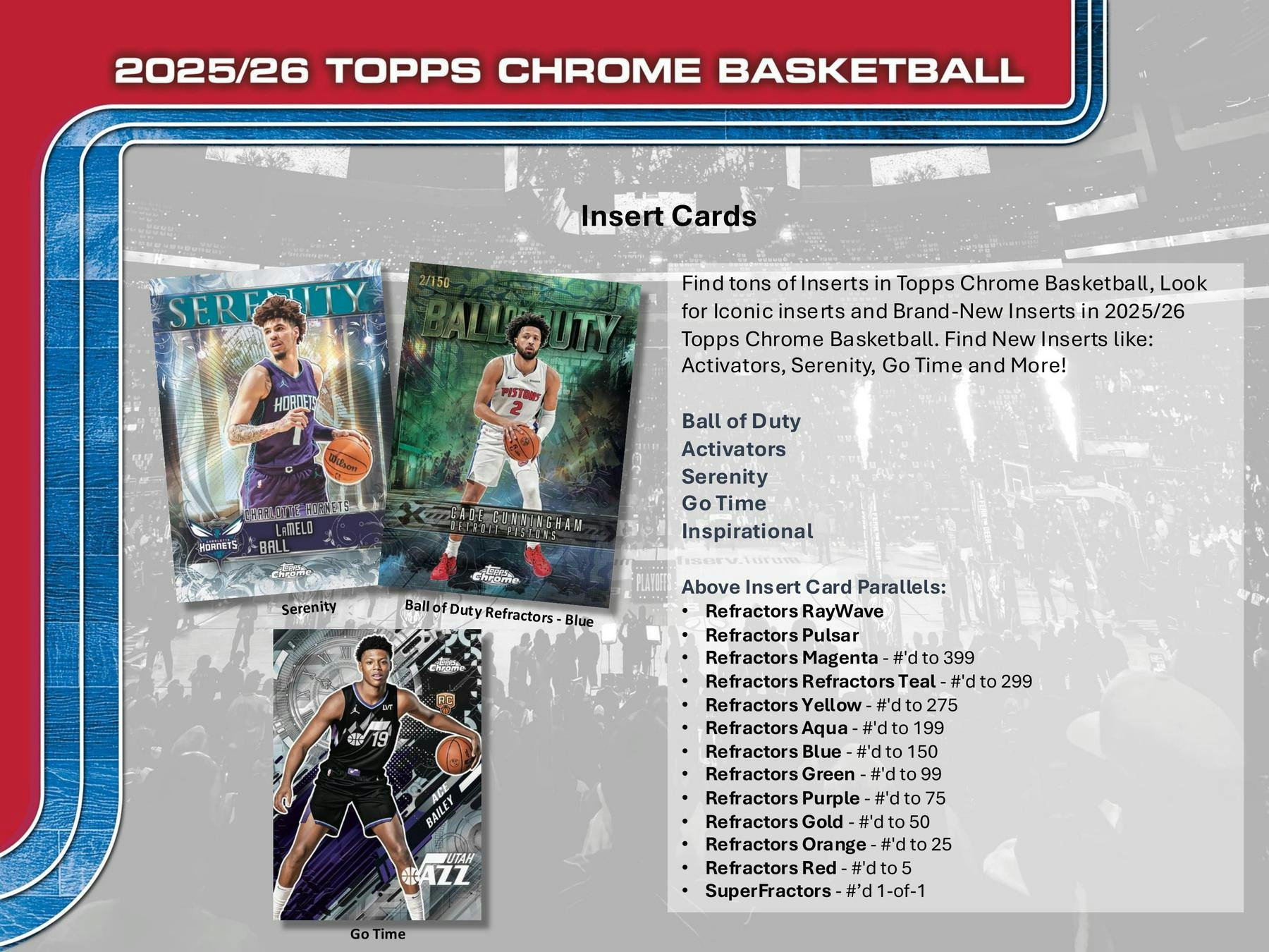 2025-26 Topps Chrome Basketball Mega 20-Box Case (12/18)