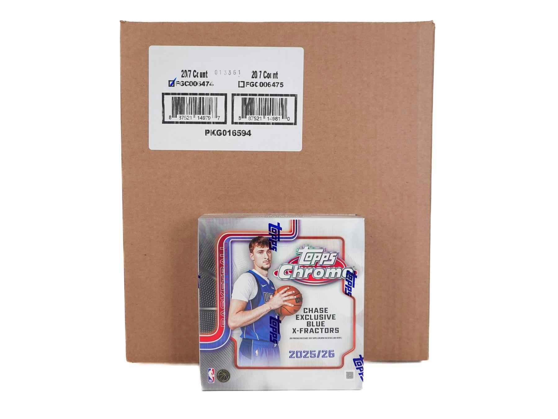 2025-26 Topps Chrome Basketball Mega 20-Box Case (12/18)