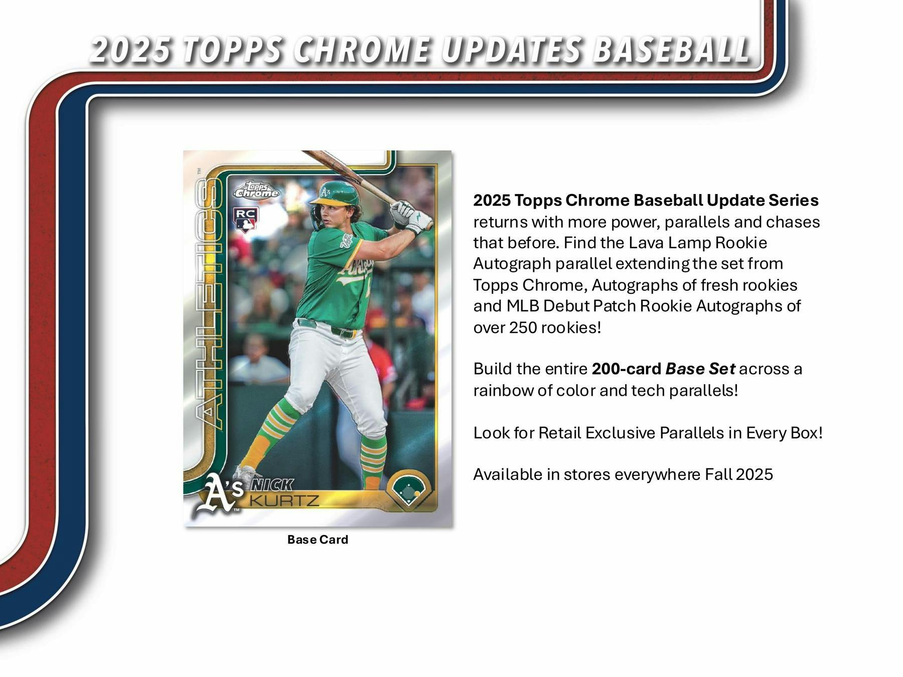 2025 Topps Chrome Update Series Baseball Mega 20-Box Case (12/17)