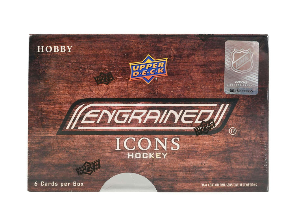 2024-25 Upper Deck Engrained Icons Hockey Hobby Box (12/17)