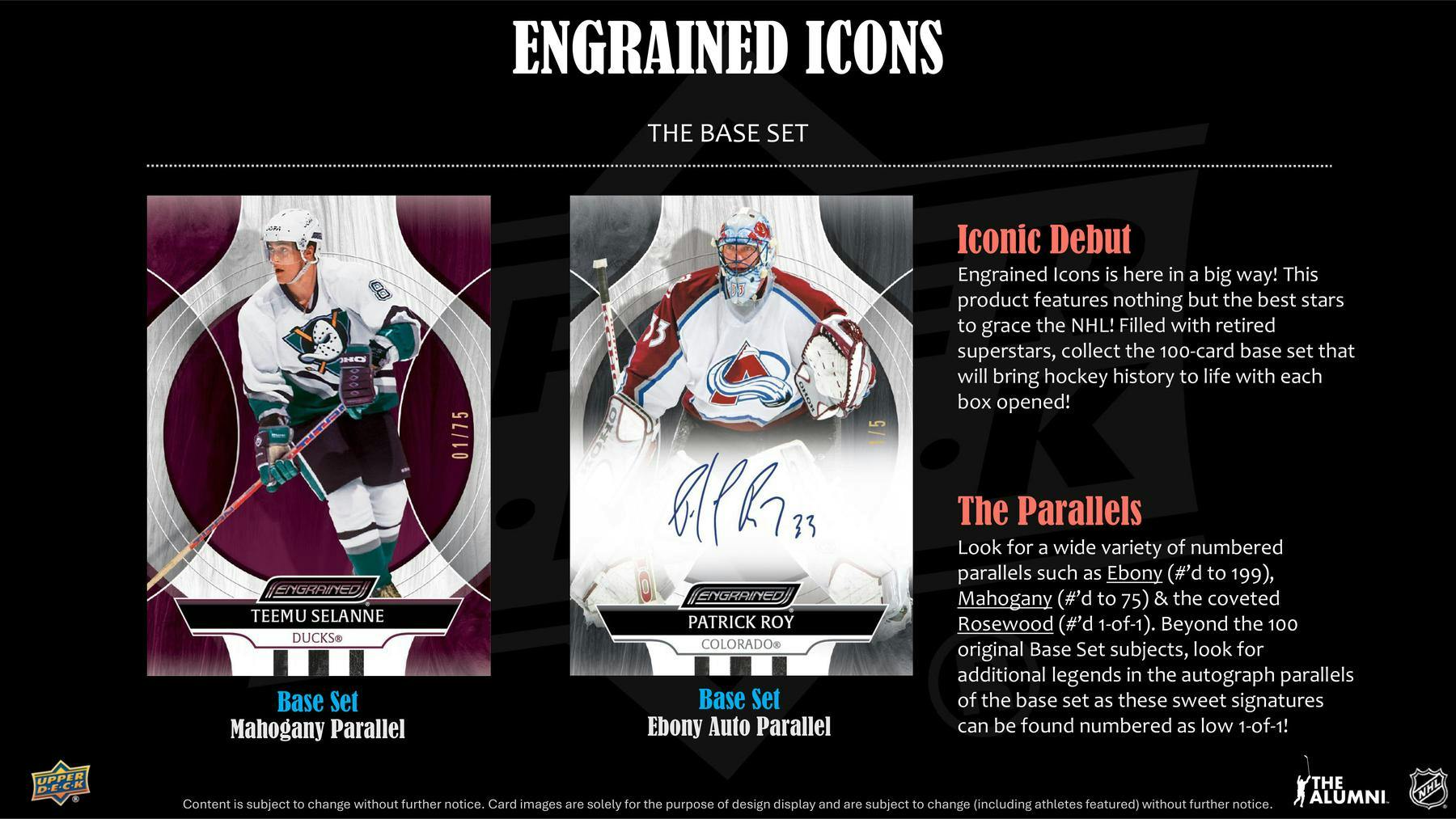 2024-25 Upper Deck Engrained Icons Hockey Hobby Box (12/17)