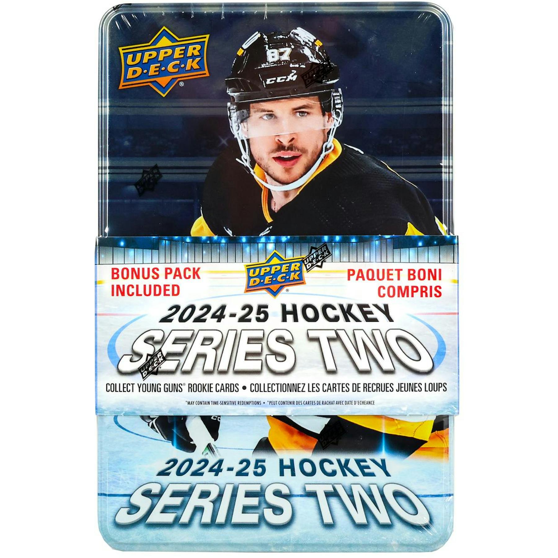 2024-25 Upper Deck Series 2 NHL Hockey Trading Card Tin
