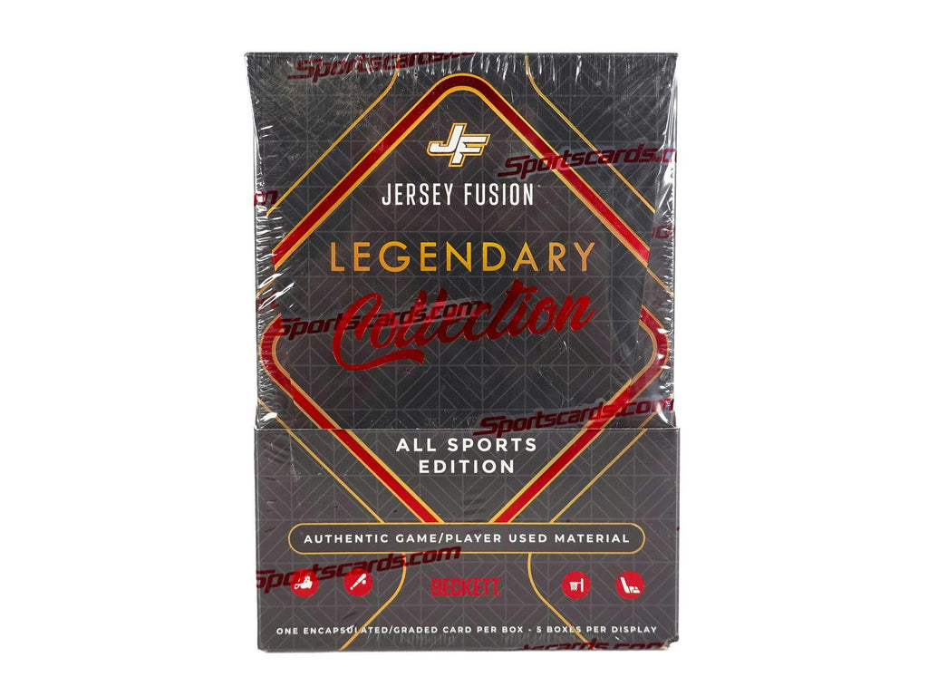 2025 Jersey Fusion Legendary Collection 8-Box Hobby Case (12/17)