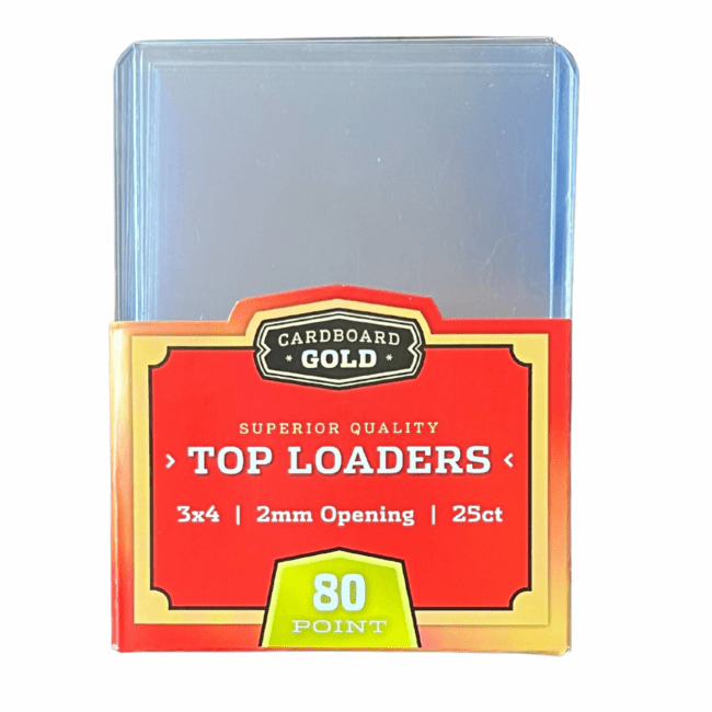 CBG Top Loaders for 80pt Trading Cards (25ct Pack)