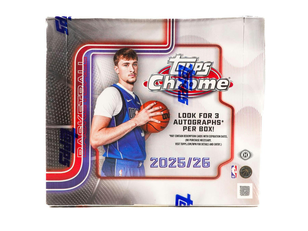 2025-26 Topps Chrome Basketball Hobby Jumbo Box (12/17)