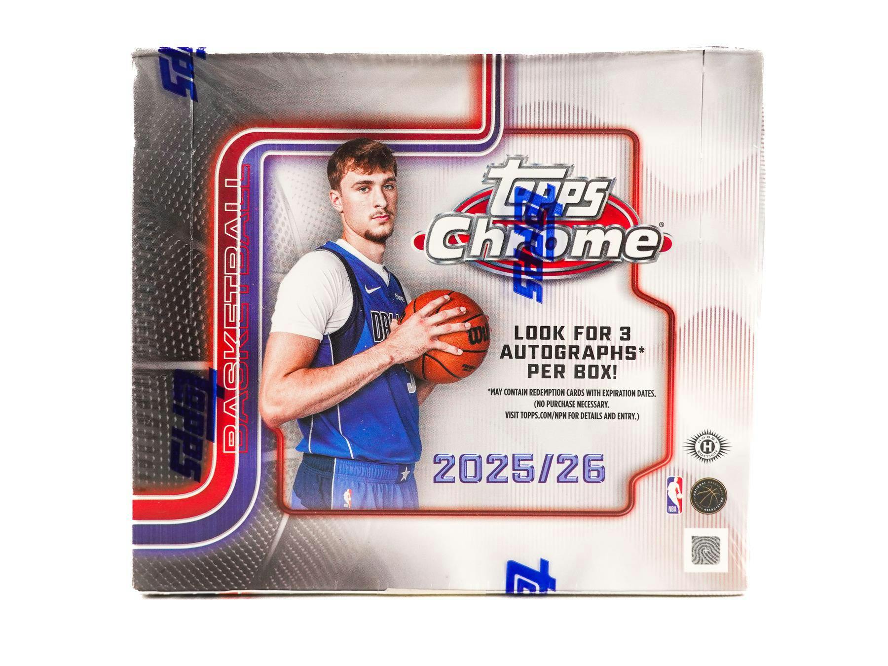 2025-26 Topps Chrome Basketball Hobby Jumbo Box (12/17)