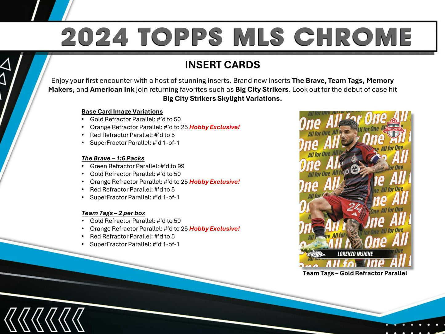 2024 Topps MLS Major League Soccer Chrome Hobby Box (Presell 12/6)