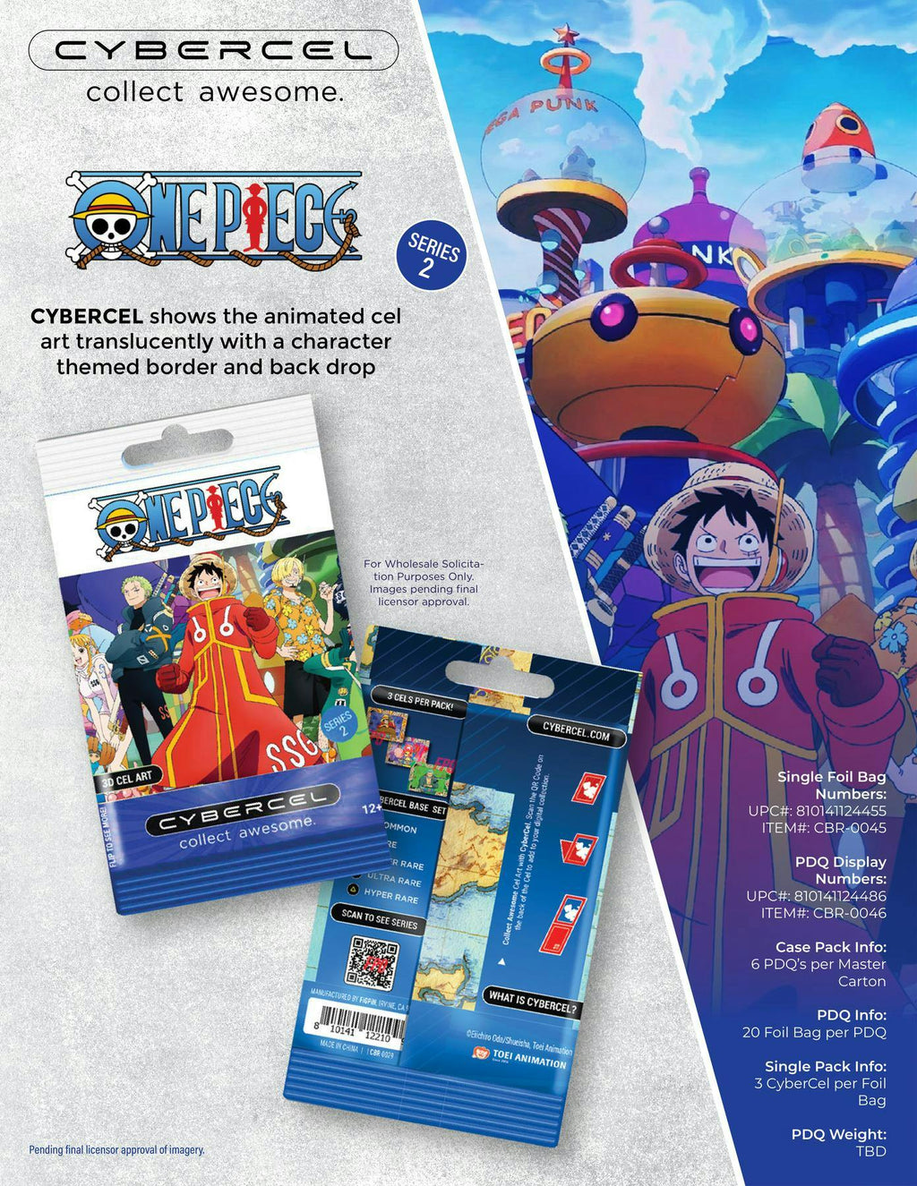 2025 Cybercel One Piece Series 2 Hobby Box (9/10)