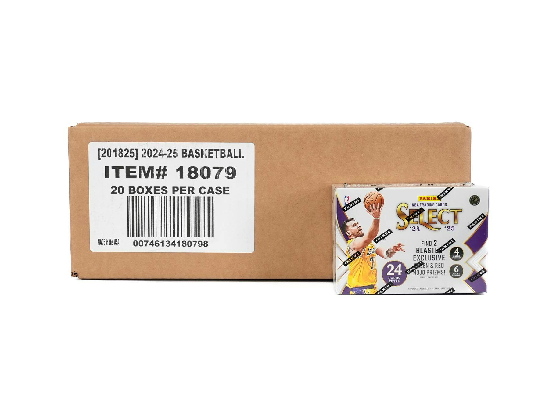 2024-25 Panini Select Basketball 6-Pack Hobby Blaster 20-Box Case