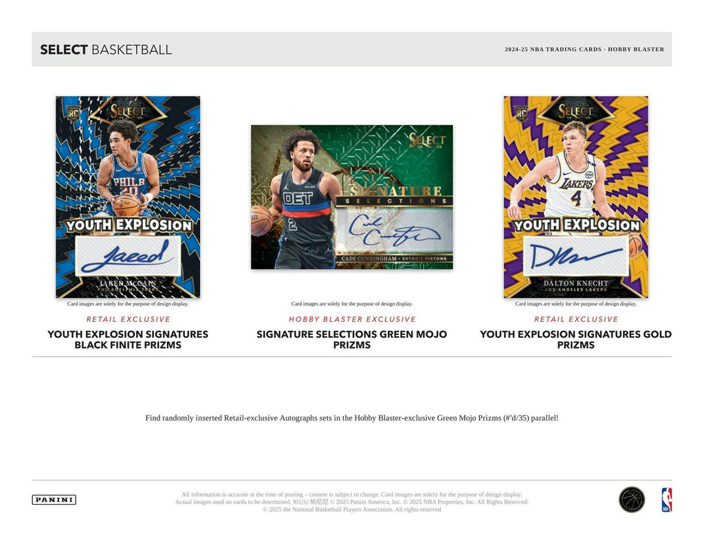 2024-25 Panini Select Basketball 6-Pack Hobby Blaster 20-Box Case