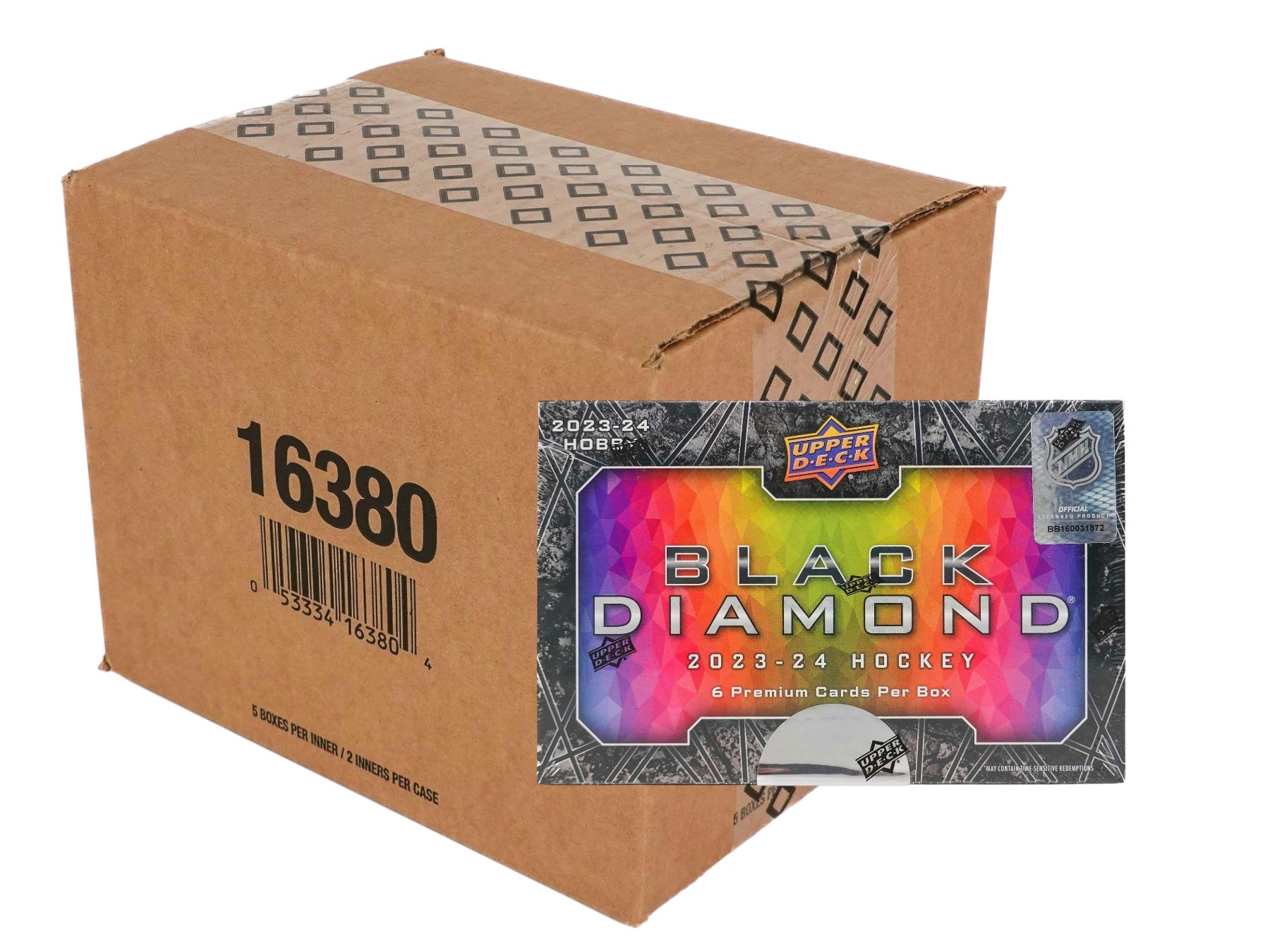 2023-24 Upper Deck Black Diamond Hockey Hobby 10-Box Case