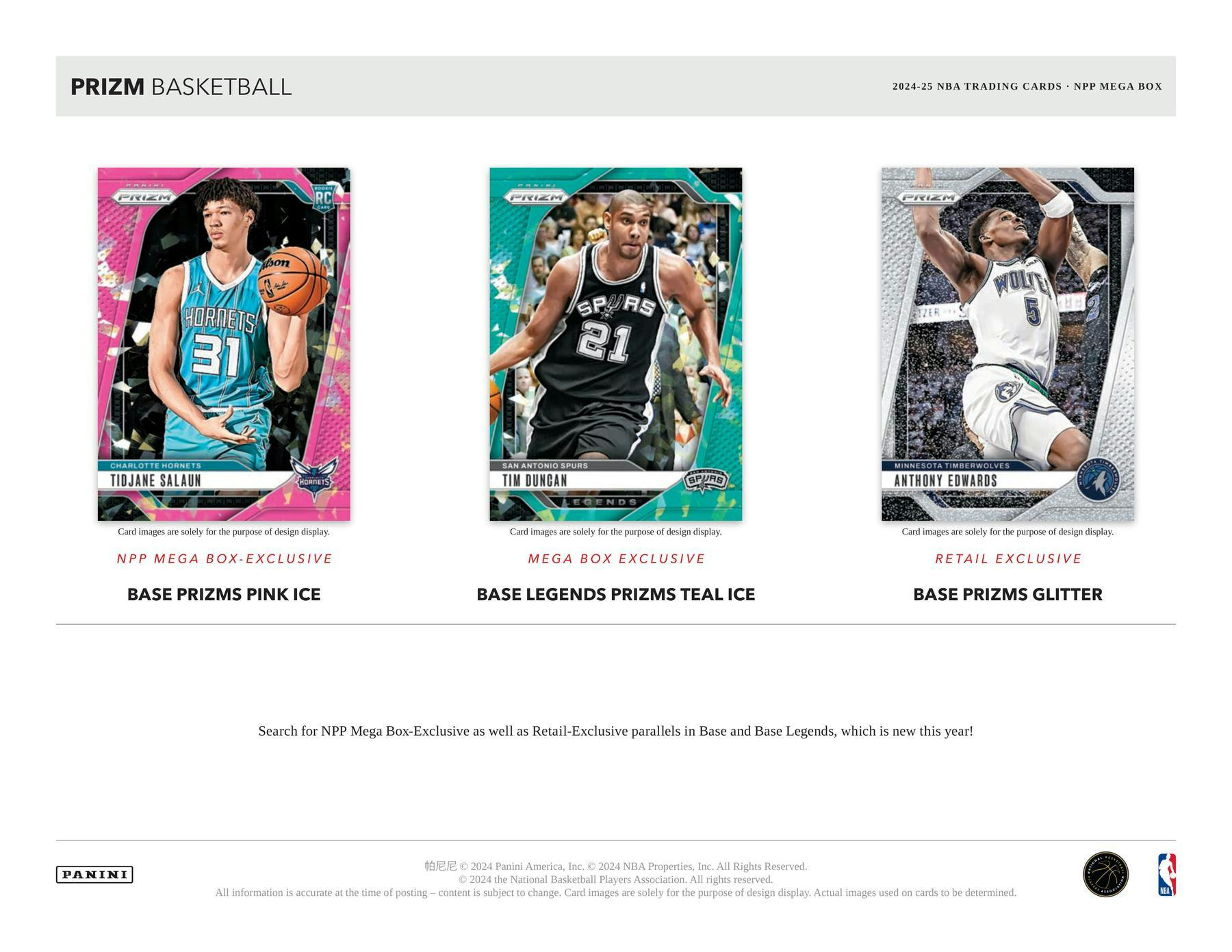 2024-25 Panini Prizm Basketball Mega Box (Pink Ice Prizms) (3/14)