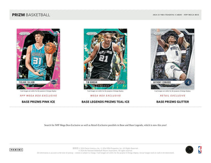 2024-25 Panini Prizm Basketball Mega Box (Pink Ice Prizms) (3/14)