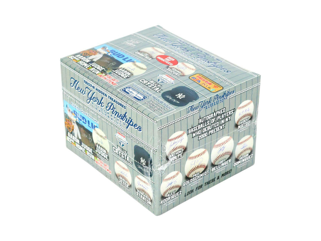 2025 TriStar New York Pinstripes Autographed Baseball Hobby Box (4/30)
