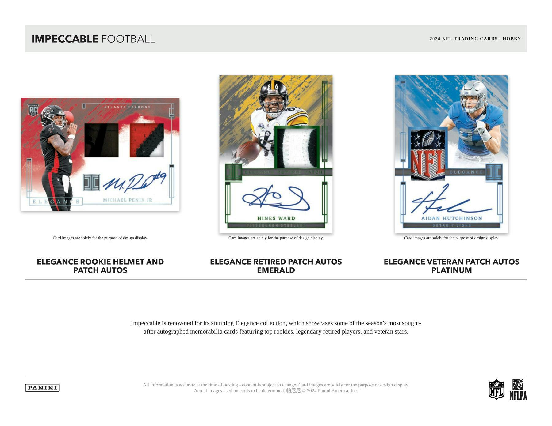 2024 Panini Impeccable Football Hobby Box (5/2)