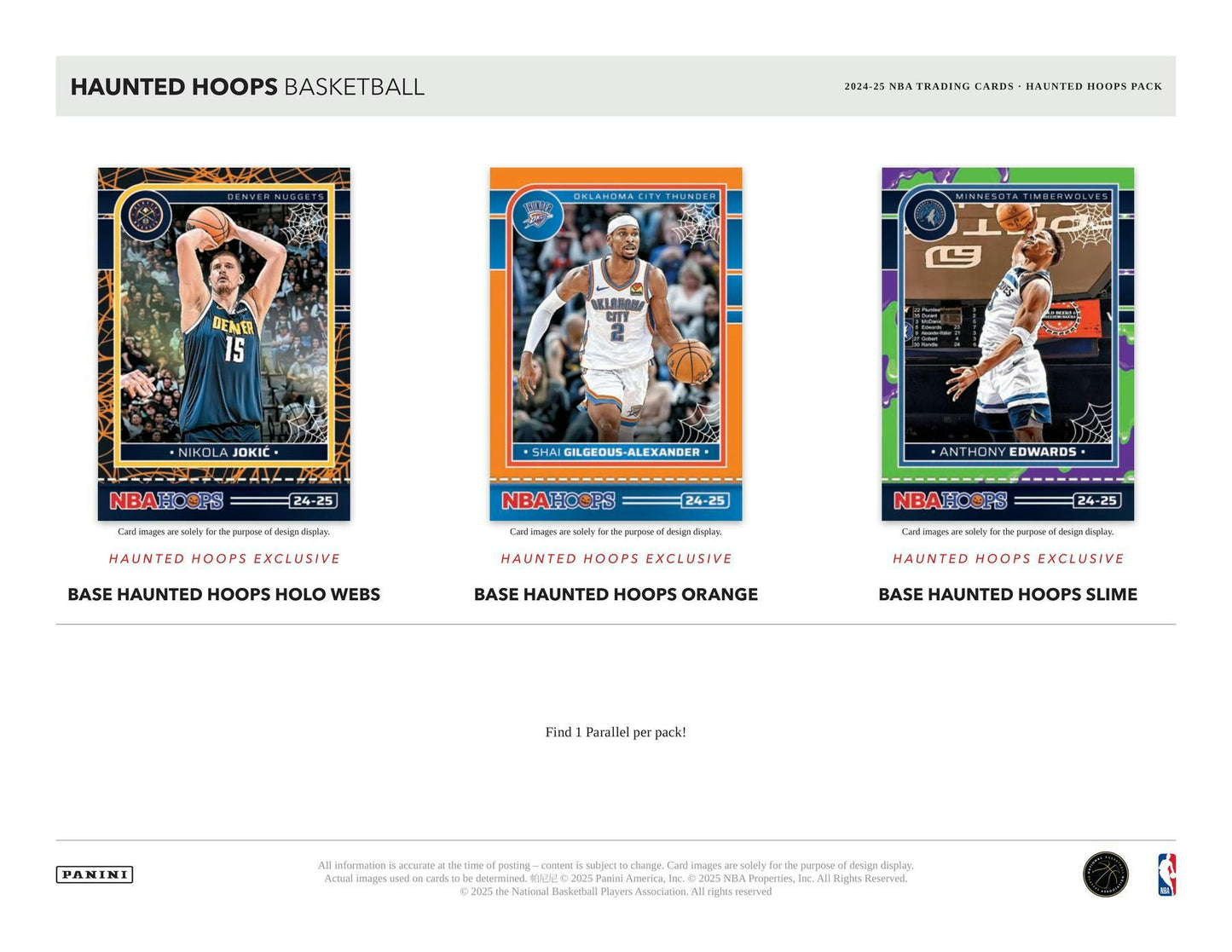 2024-25 Panini Haunted Hoops Halloween Basketball Retail Box
