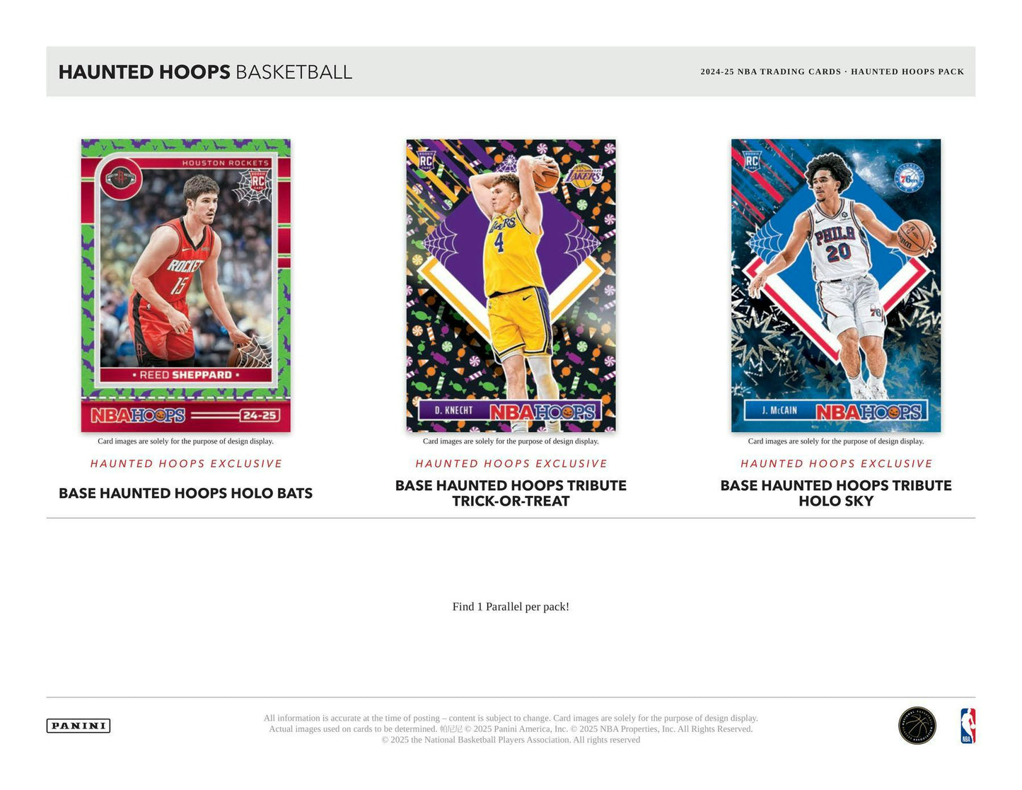 2024-25 Panini Haunted Hoops Halloween Basketball Retail Box