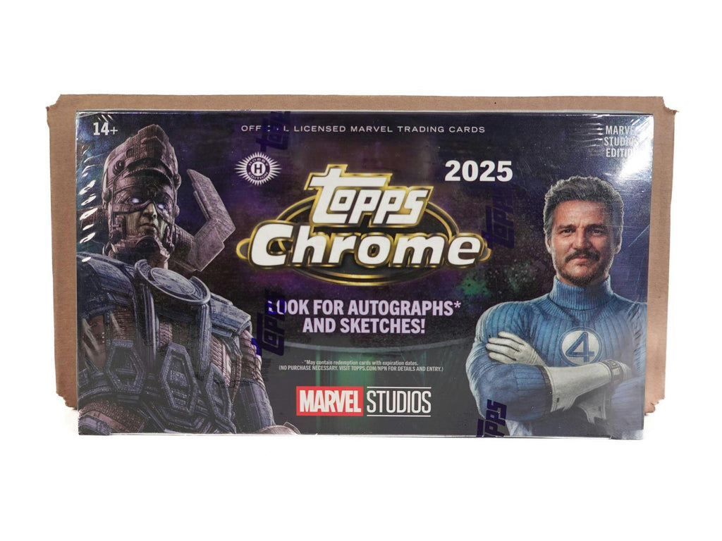 2025-26 Topps Marvel Studios Chrome Hobby 8-Box Case (12/23)