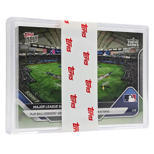 2025 Topps Now MLB Tokyo #1 Play Ball 20-Card Pack (Chase: Autos, Numbered Cards)