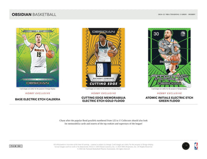 2024-25 Panini Obsidian Basketball Hobby Box (9/12)