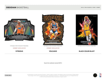 2024-25 Panini Obsidian Basketball Hobby Box (9/12)