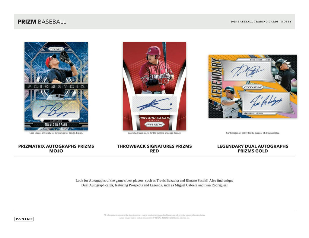 2025 Panini Prizm Baseball Hobby Pack (9/12)