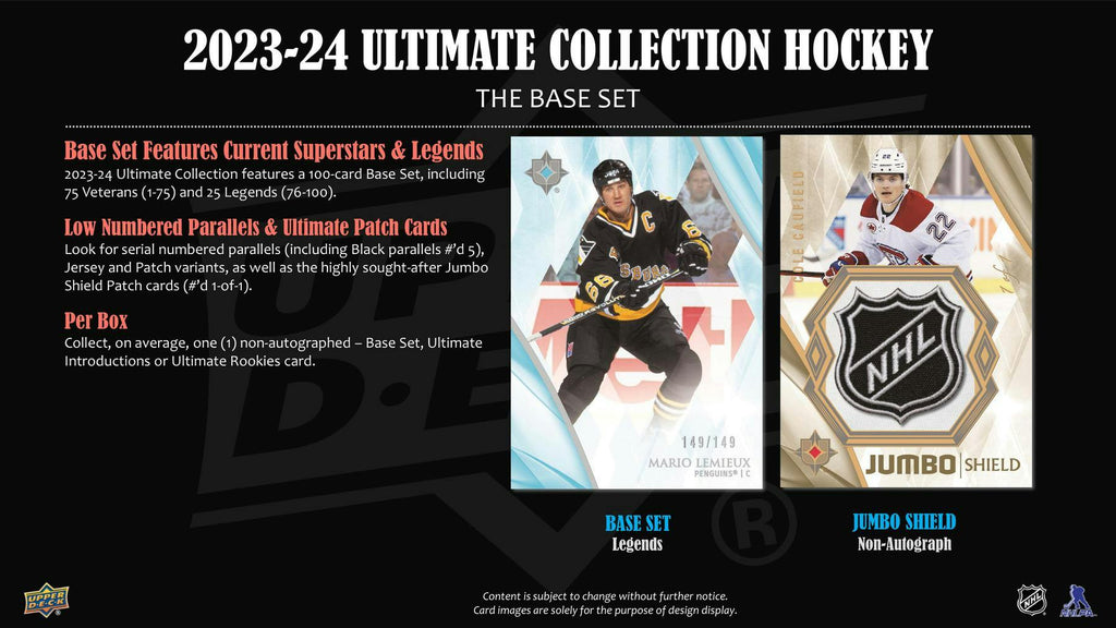 2023-24 Upper Deck Ultimate Collection Hockey Hobby Box (5/7)