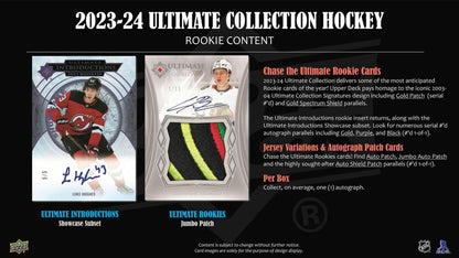 2023-24 Upper Deck Ultimate Collection Hockey Hobby Box (5/7)