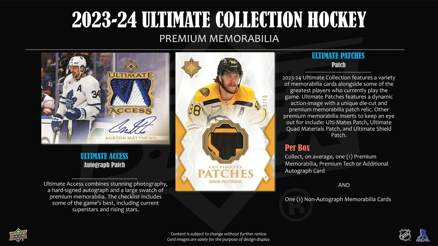 2023-24 Upper Deck Ultimate Collection Hockey Hobby Box (5/7)