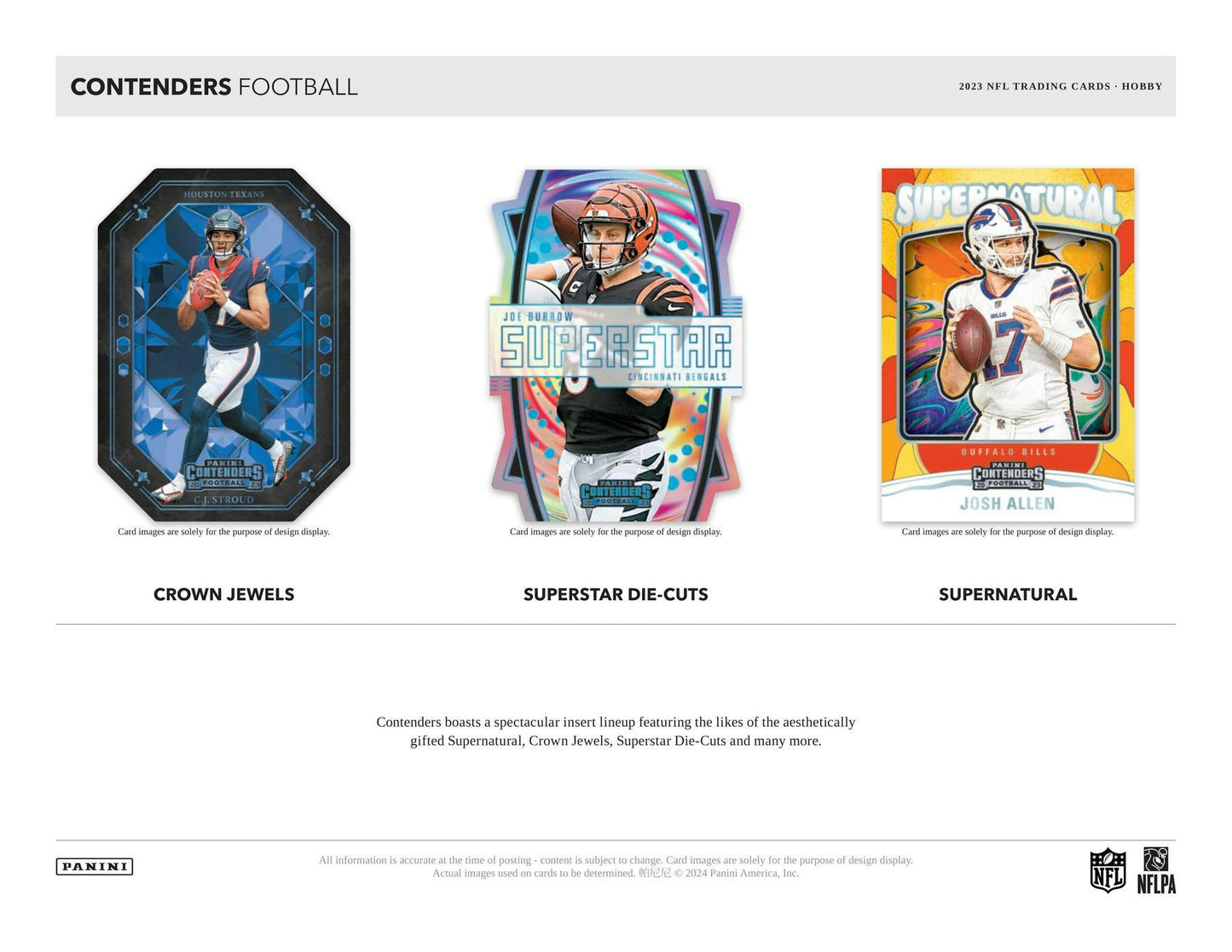 2023 Panini Contenders Football, Hobby Box