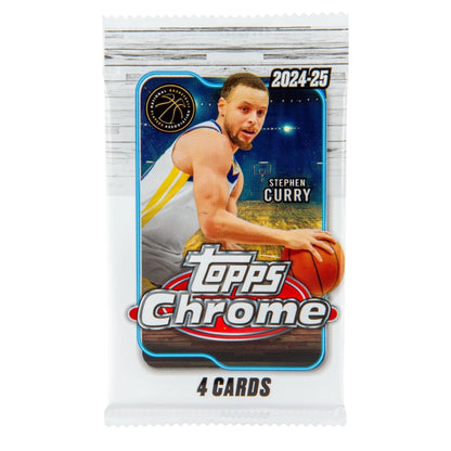 2024-25 Topps Chrome Basketball Blaster Pack (6/12)