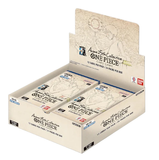2025 One Piece TCG: Memorial Collection Anime 25th Collection Extra Booster Box (EB-02)