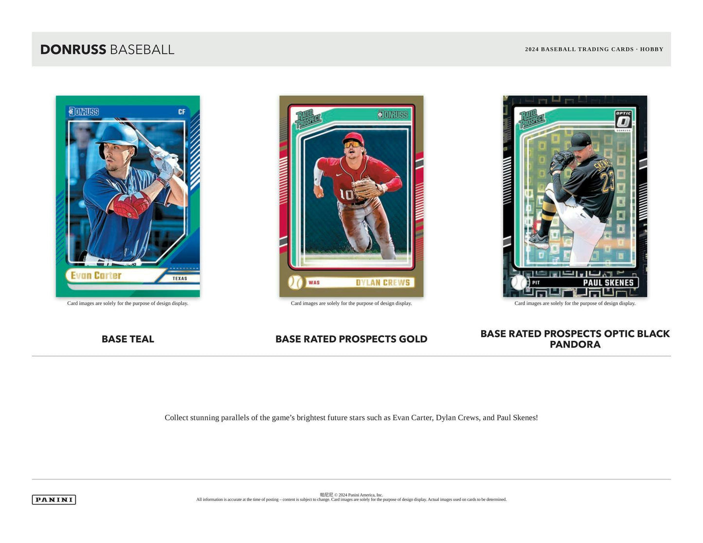 2024 Panini Donruss Baseball, Hobby Box