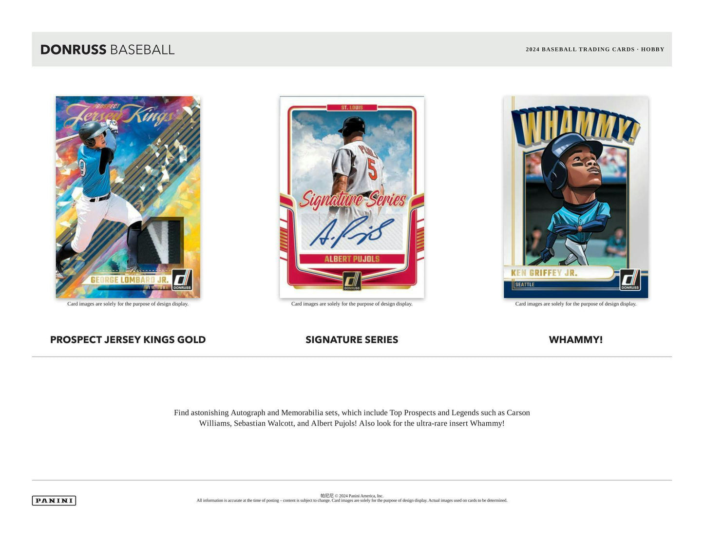 2024 Panini Donruss Baseball, Hobby Box