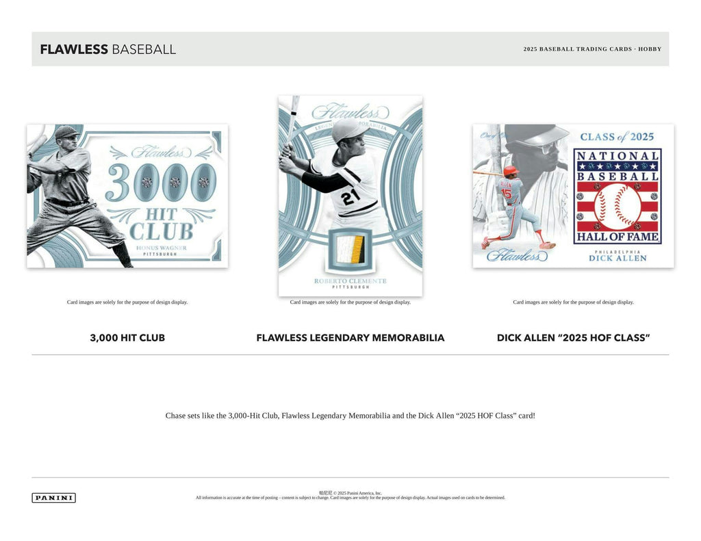 2025 Panini Flawless Baseball Hobby 2-Box Case (12/23)