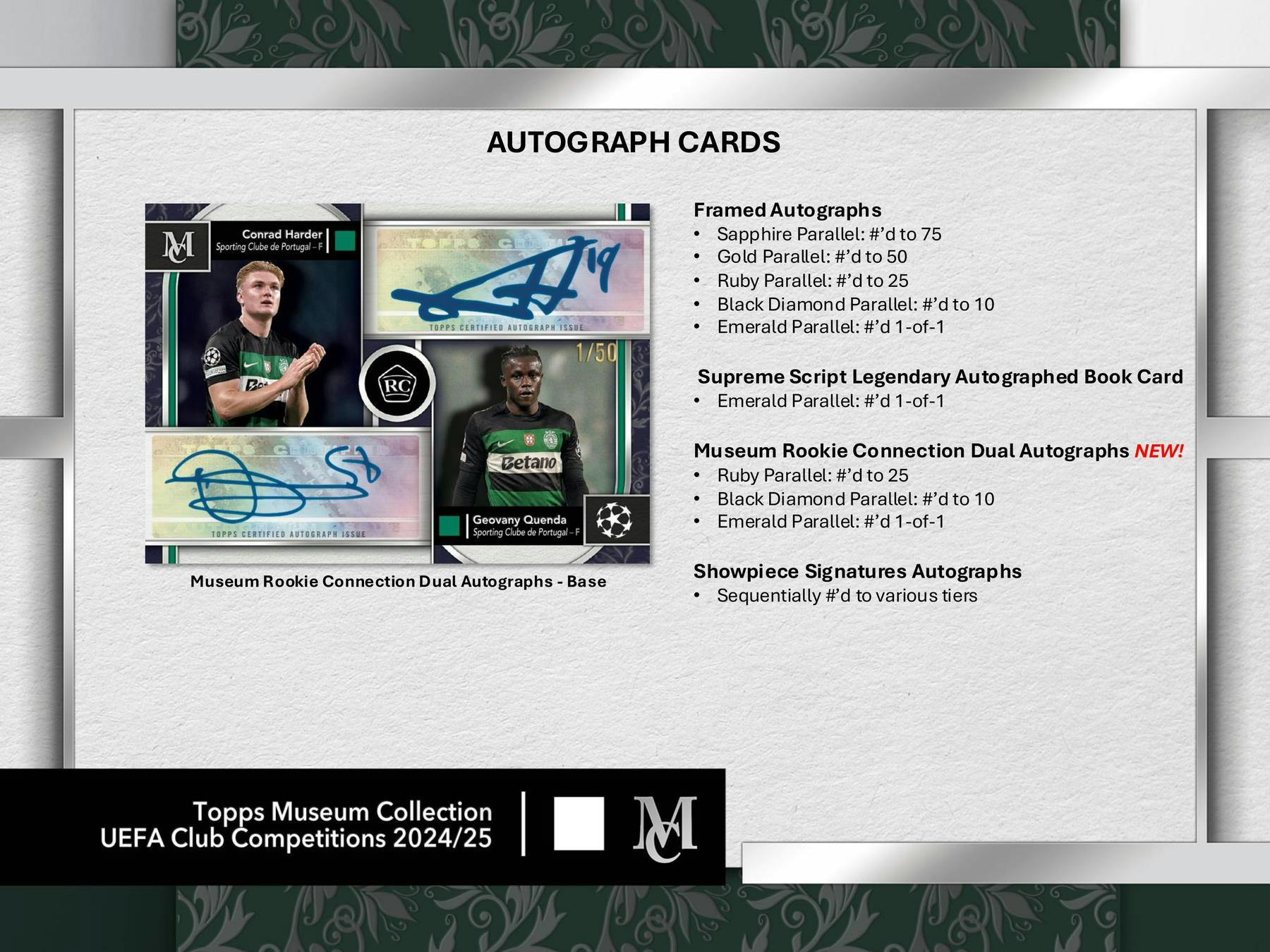 2024-25 Topps UEFA Club Competitions Museum Collection Soccer Hobby Box (12/30)