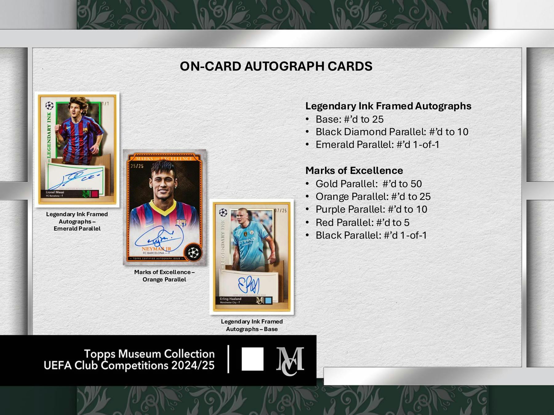 2024-25 Topps UEFA Club Competitions Museum Collection Soccer Hobby Box (12/30)