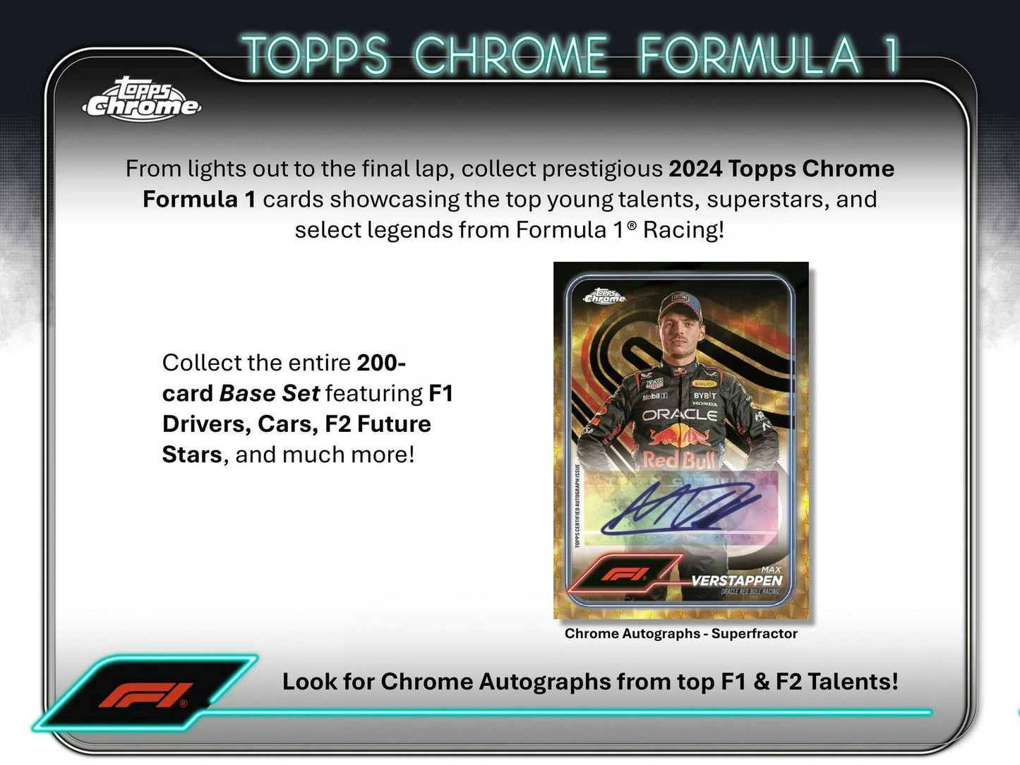 2024 Topps Chrome F1 Formula 1, Hobby Box