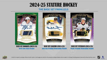 2024-25 Upper Deck Stature Hockey Hobby Box (9/17)