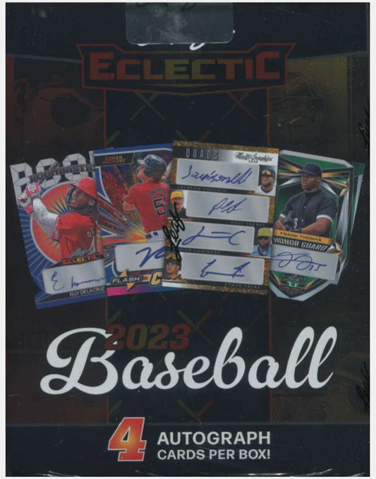2023 Leaf Eclectic Baseball, Hobby Box (4 Autos)