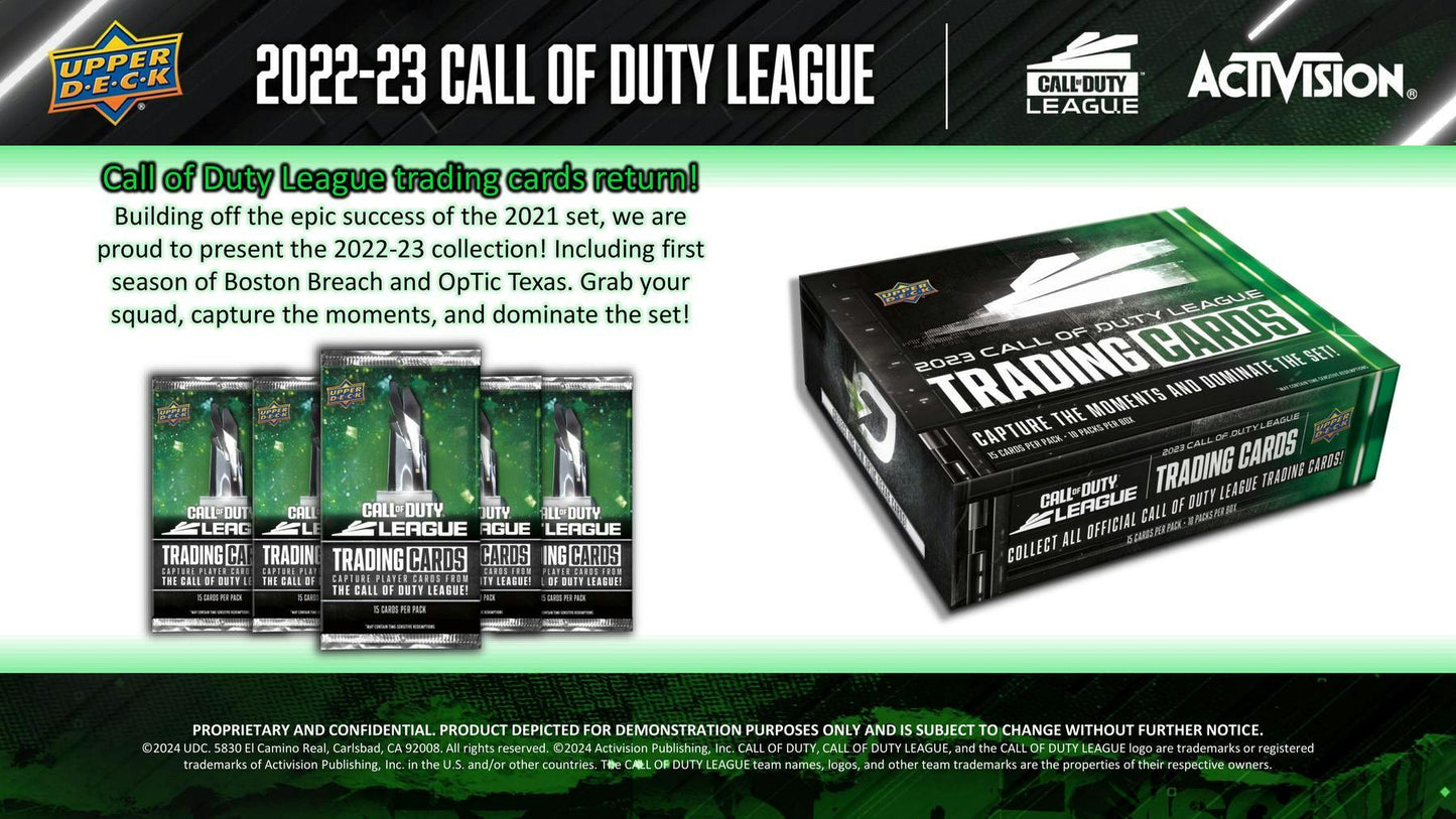 2022-23 Upper Deck Call of Duty League Hobby Box