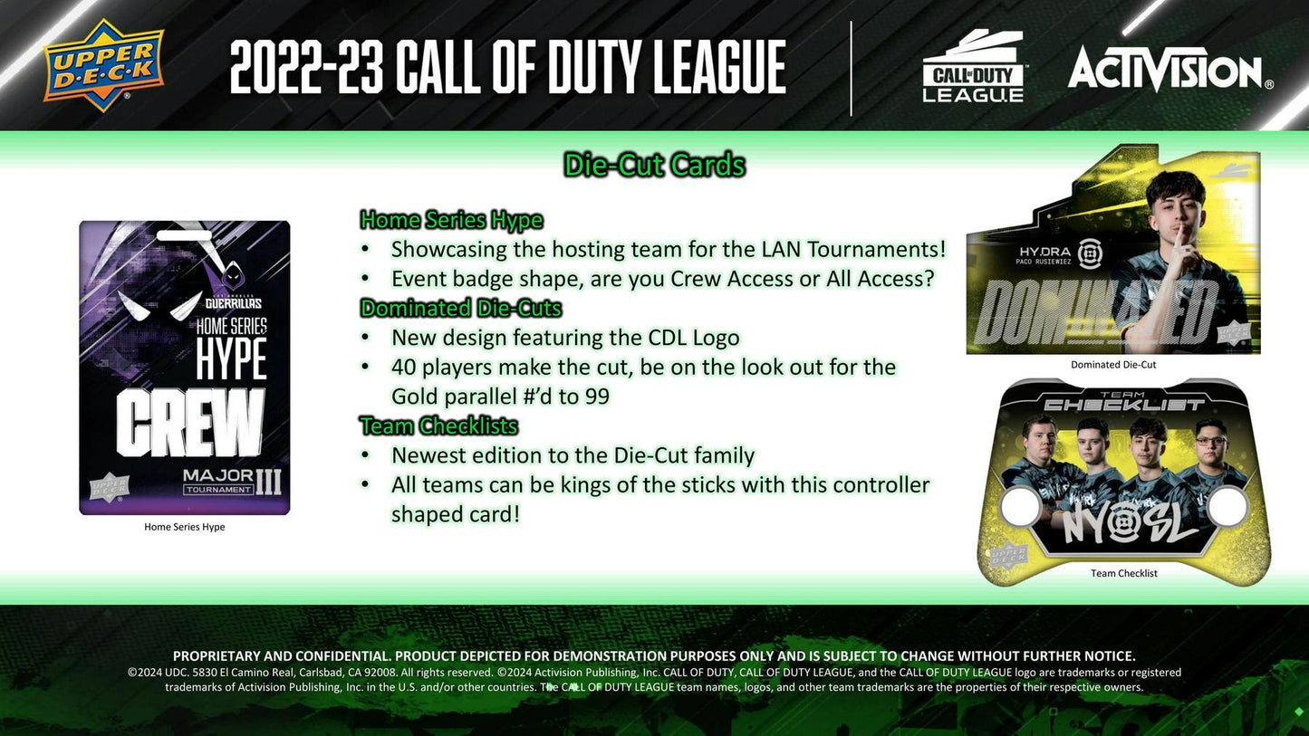 2022-23 Upper Deck Call of Duty League Hobby Box