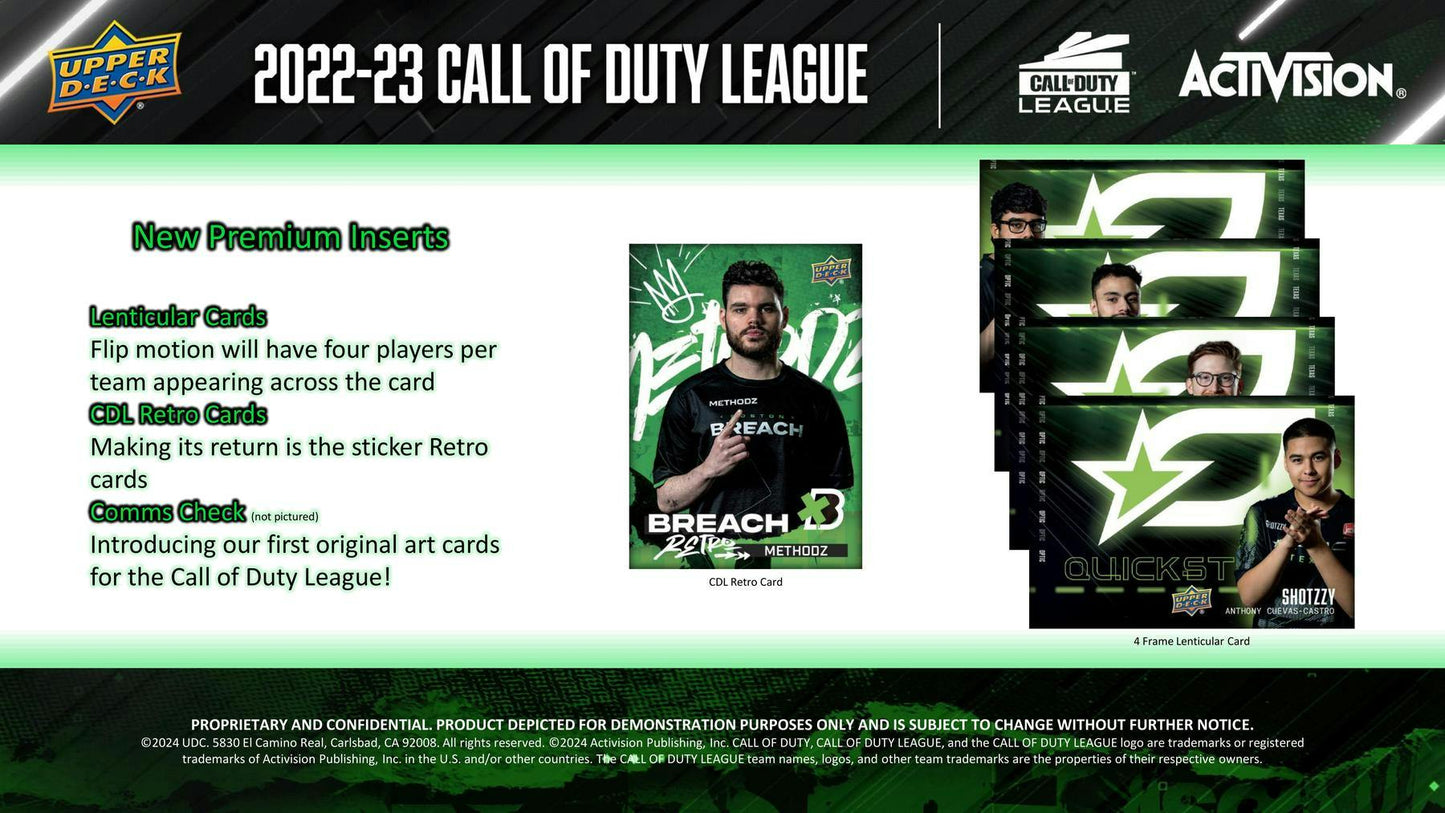 2022-23 Upper Deck Call of Duty League Hobby Box