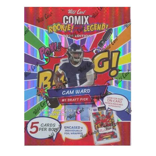 2025 Wild Card Comix Rookie & Legend Football Hobby Box (9/17)