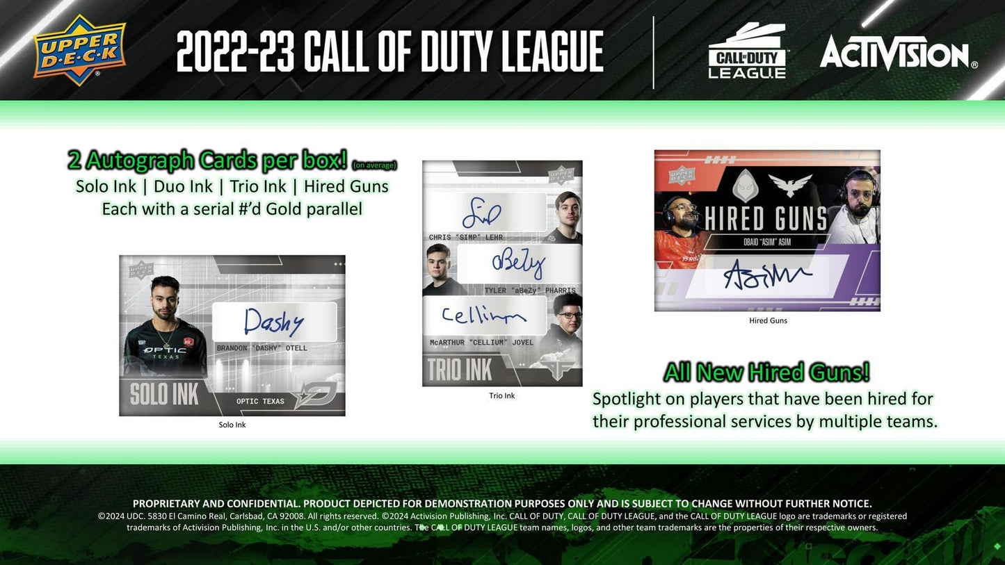 2022-23 Upper Deck Call of Duty League Hobby Box