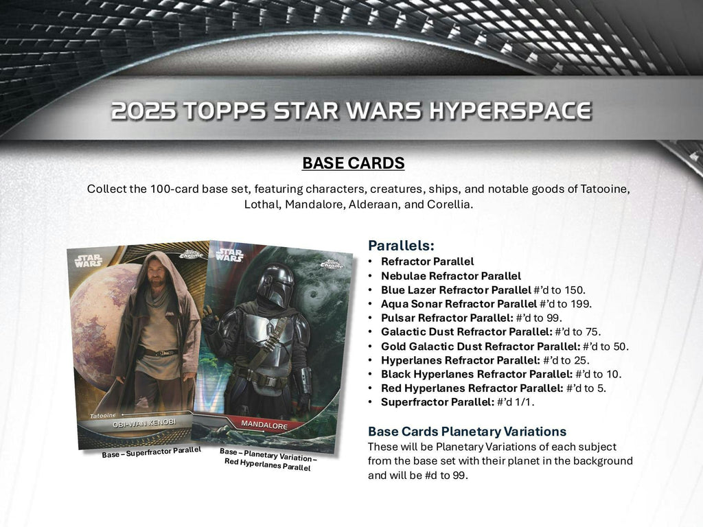 2025 Topps Star Wars Hyperspace Hobby 8-Box Case