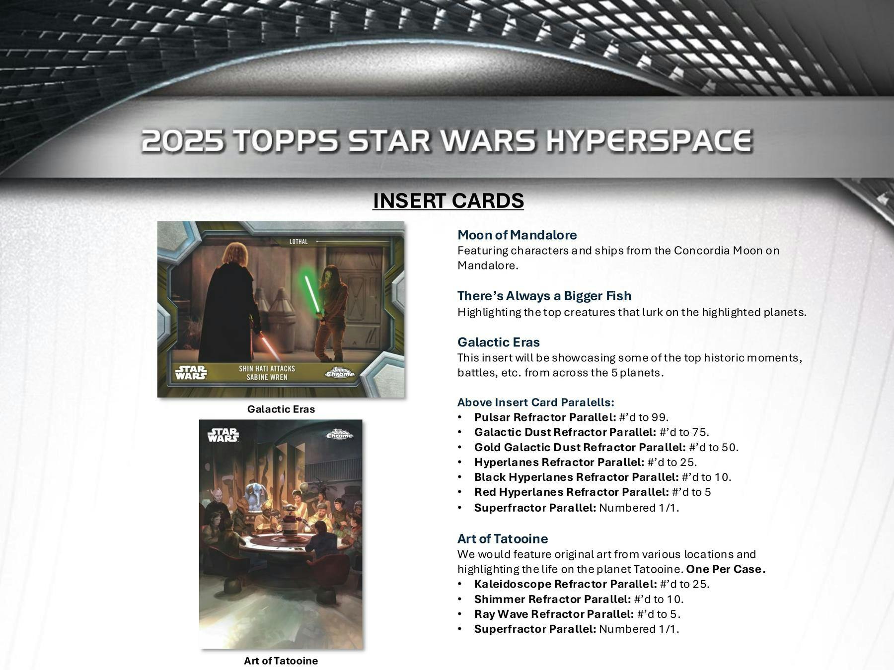 2025 Topps Star Wars Hyperspace Hobby 8-Box Case